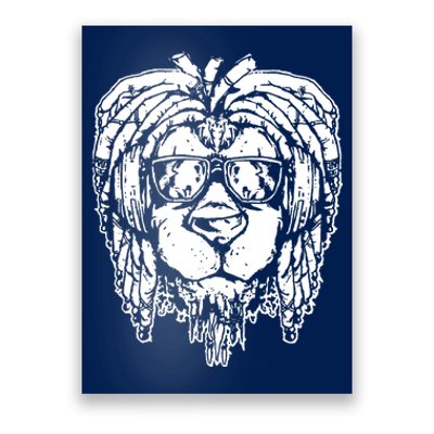 Rasta Lion Poster