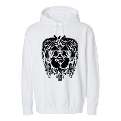 Rasta Lion Garment-Dyed Fleece Hoodie