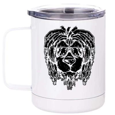 Rasta Lion 12 oz Stainless Steel Tumbler Cup