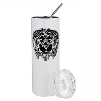 Rasta Lion Stainless Steel Tumbler