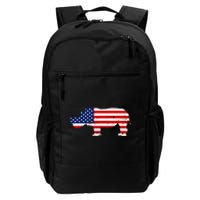 Rhino Lover Rhinoceros Horn Safari Wildlife Independence Day Daily Commute Backpack