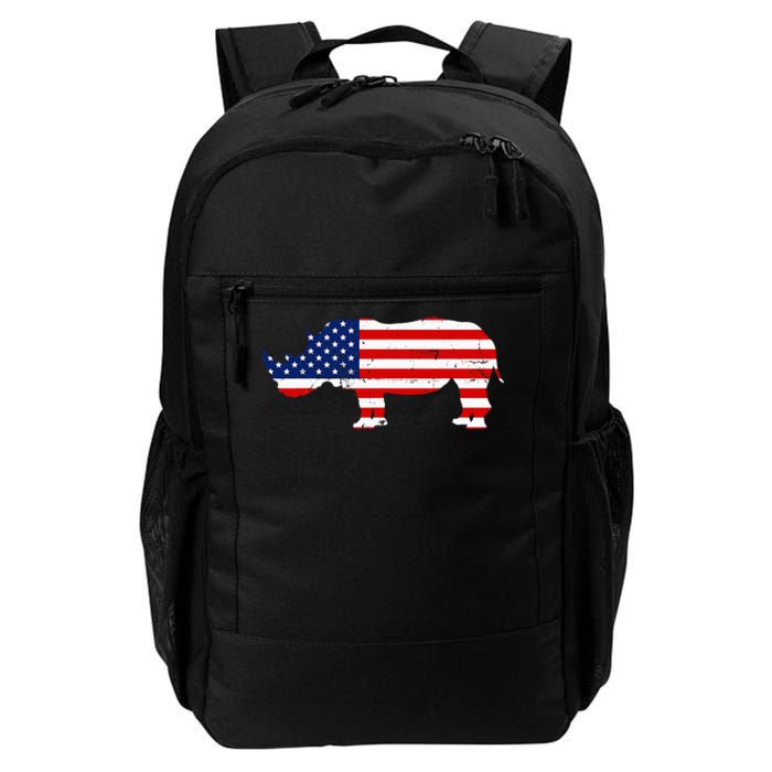 Rhino Lover Rhinoceros Horn Safari Wildlife Independence Day Daily Commute Backpack