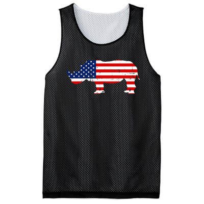 Rhino Lover Rhinoceros Horn Safari Wildlife Independence Day Mesh Reversible Basketball Jersey Tank