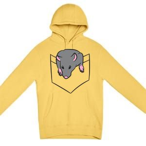 Rat Lover Rat In A Pocket Premium Pullover Hoodie