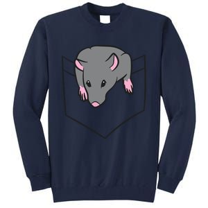 Rat Lover Rat In A Pocket Tall Sweatshirt