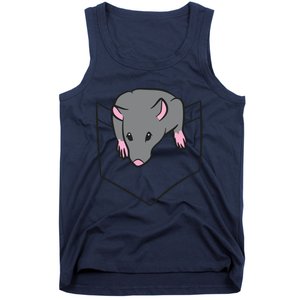 Rat Lover Rat In A Pocket Tank Top