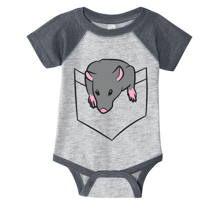 Rat Lover Rat In A Pocket Infant Baby Jersey Bodysuit