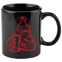Retro Love Red Boxing Gloves Gifts Boxer 11oz C Handle Ceramic Mug