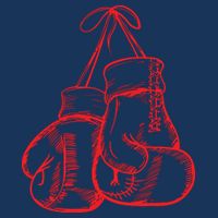 Retro Love Red Boxing Gloves Gifts Boxer 7 Panel Mesh Trucker Snapback Hat