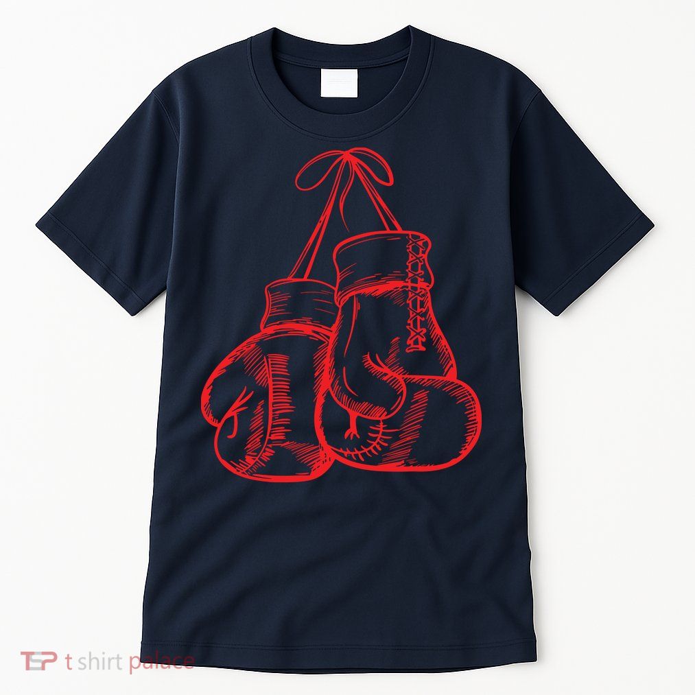 Retro Love Red Boxing Gloves Gifts Boxer Tall T-Shirt