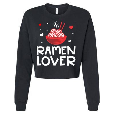 Ramen Lover Cropped Pullover Crew