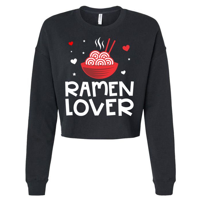 Ramen Lover Cropped Pullover Crew
