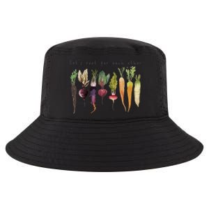 Retro Let's Root For Each Other Cute Veggie Funny Vegan Cool Comfort Performance Bucket Hat