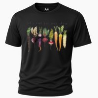 Retro Let's Root For Each Other Cute Veggie Funny Vegan Performance Shirt