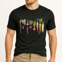 Retro Let's Root For Each Other Cute Veggie Funny Vegan Performance Shirt