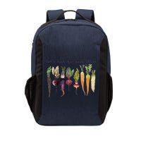 Retro Let's Root For Each Other Cute Veggie Funny Vegan Vector Backpack