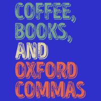 Reading Lover Reader Gift Coffee Books And Oxford Commas Cool Gift 16 in Basic Backpack