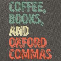 Reading Lover Reader Gift Coffee Books And Oxford Commas Cool Gift Cotton Canvas Backpack