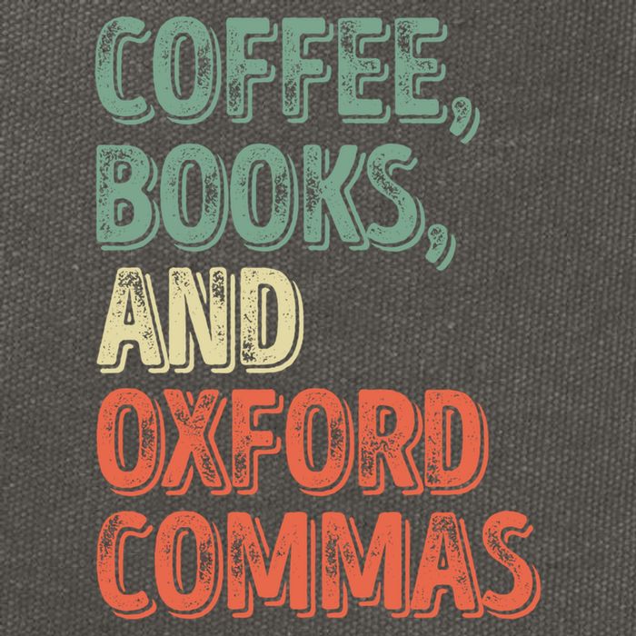 Reading Lover Reader Gift Coffee Books And Oxford Commas Cool Gift Cotton Canvas Backpack