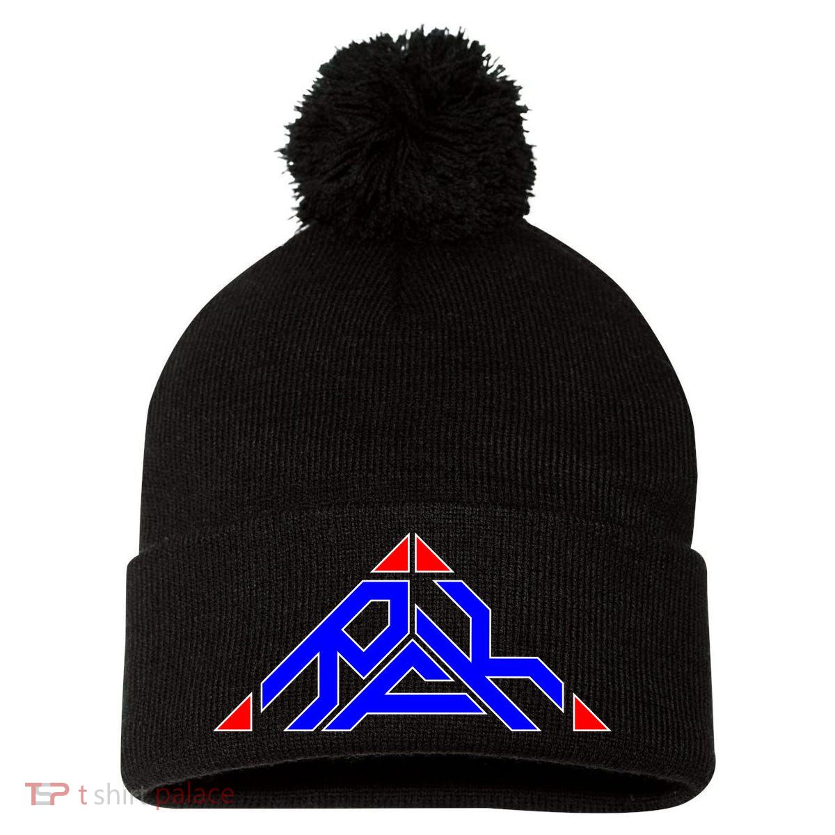 RFK Logo Pom Pom 12in Knit Beanie