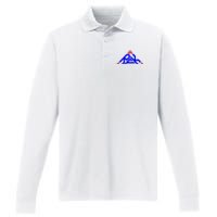 RFK Logo Performance Long Sleeve Polo