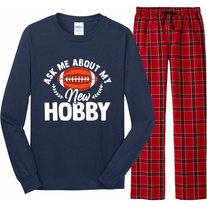 Rugby Lover Rugby Coach Team Sports Tackle Quarterback Long Sleeve Pajama Set