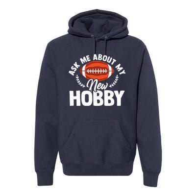 Rugby Lover Rugby Coach Team Sports Tackle Quarterback Premium Hoodie