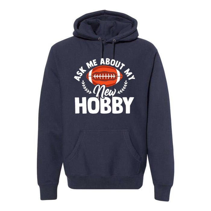 Rugby Lover Rugby Coach Team Sports Tackle Quarterback Premium Hoodie