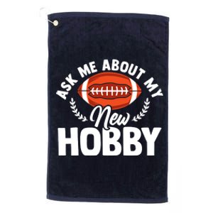 Rugby Lover Rugby Coach Team Sports Tackle Quarterback Platinum Collection Golf Towel