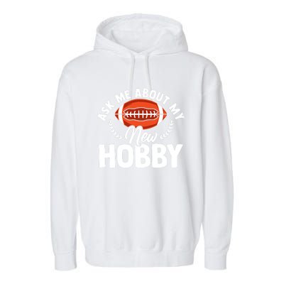 Rugby Lover Rugby Coach Team Sports Tackle Quarterback Garment-Dyed Fleece Hoodie