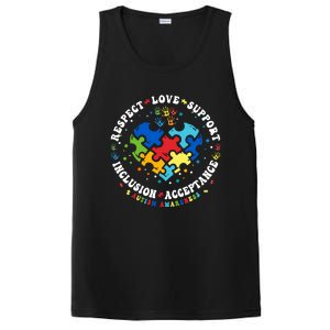 Respect Love Support Autism Awareness Month Gift PosiCharge Competitor Tank