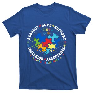 Respect Love Support Autism Awareness Month Gift T-Shirt