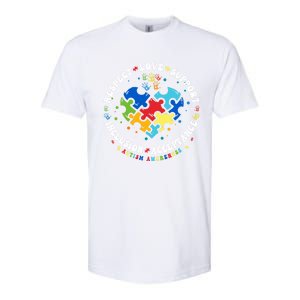 Respect Love Support Autism Awareness Month Gift Softstyle CVC T-Shirt