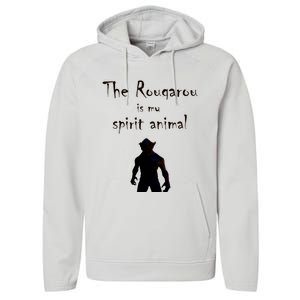 Rougarou Louisiana Swamp Monster Werewolf Performance Fleece Hoodie