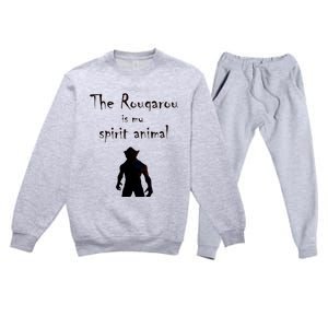 Rougarou Louisiana Swamp Monster Werewolf Premium Crewneck Sweatsuit Set