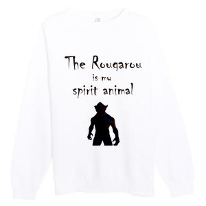 Rougarou Louisiana Swamp Monster Werewolf Premium Crewneck Sweatshirt