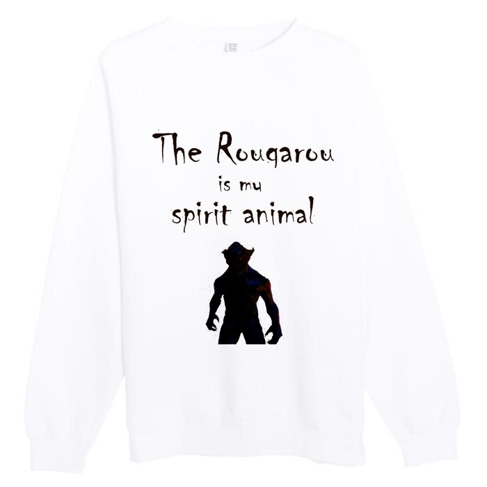 Rougarou Louisiana Swamp Monster Werewolf Premium Crewneck Sweatshirt