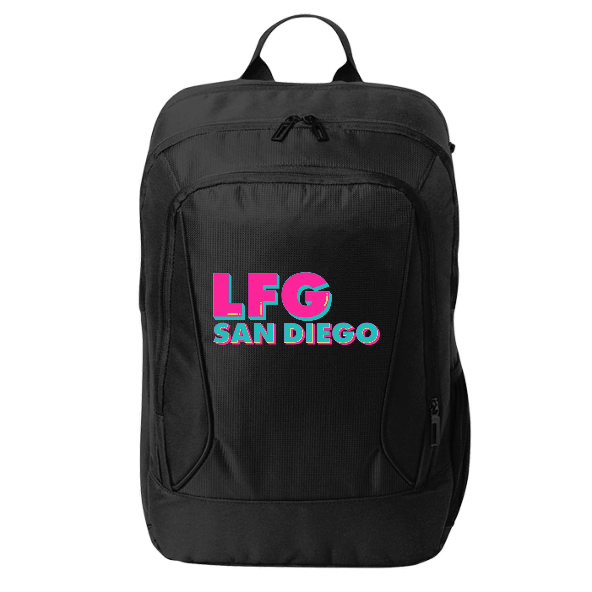Retro LFG San Diego Logo City Backpack