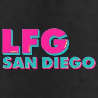 Retro LFG San Diego Logo Adult Drive Performance Visor