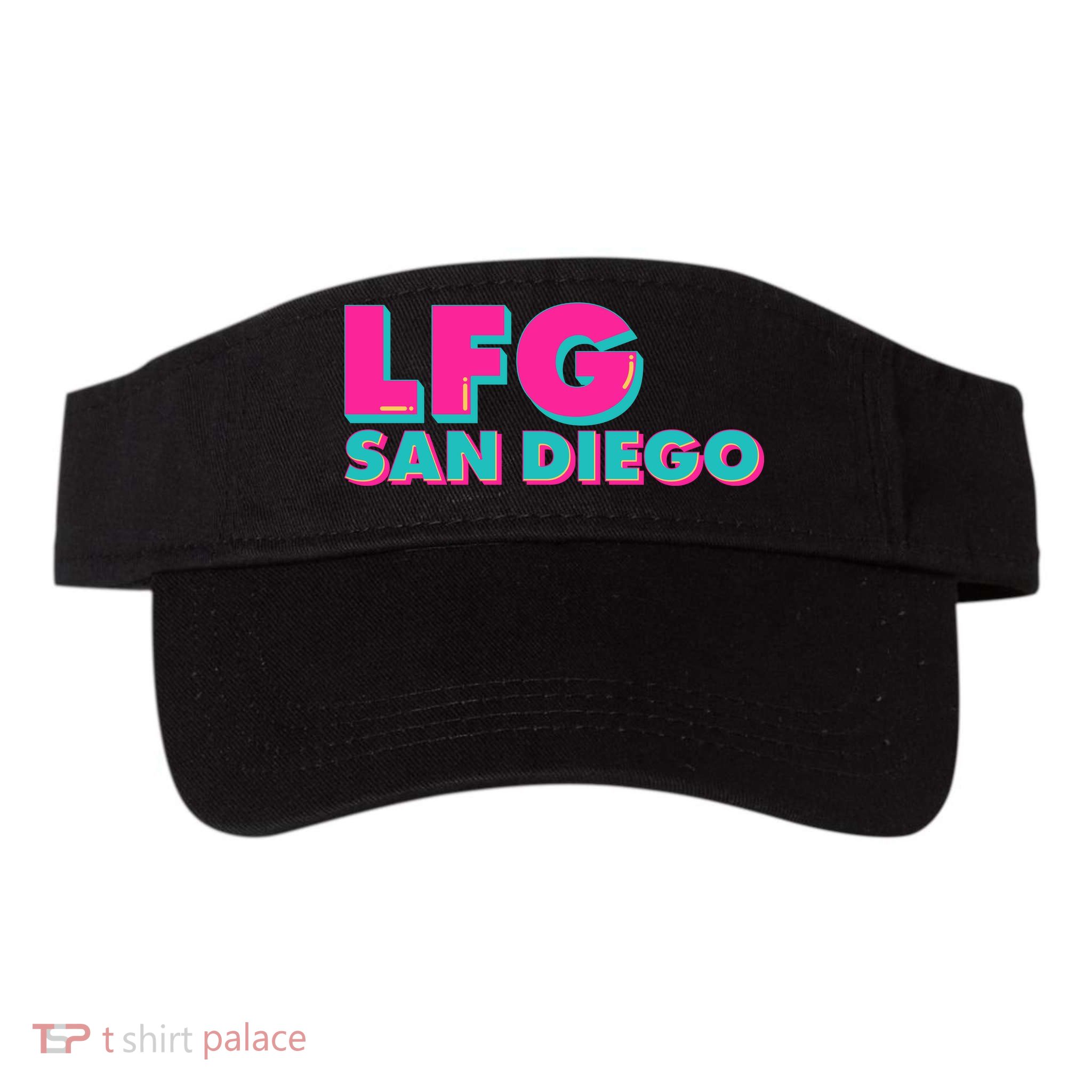 Retro LFG San Diego Logo Visor