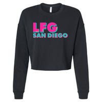 Retro LFG San Diego Logo Cropped Pullover Crew