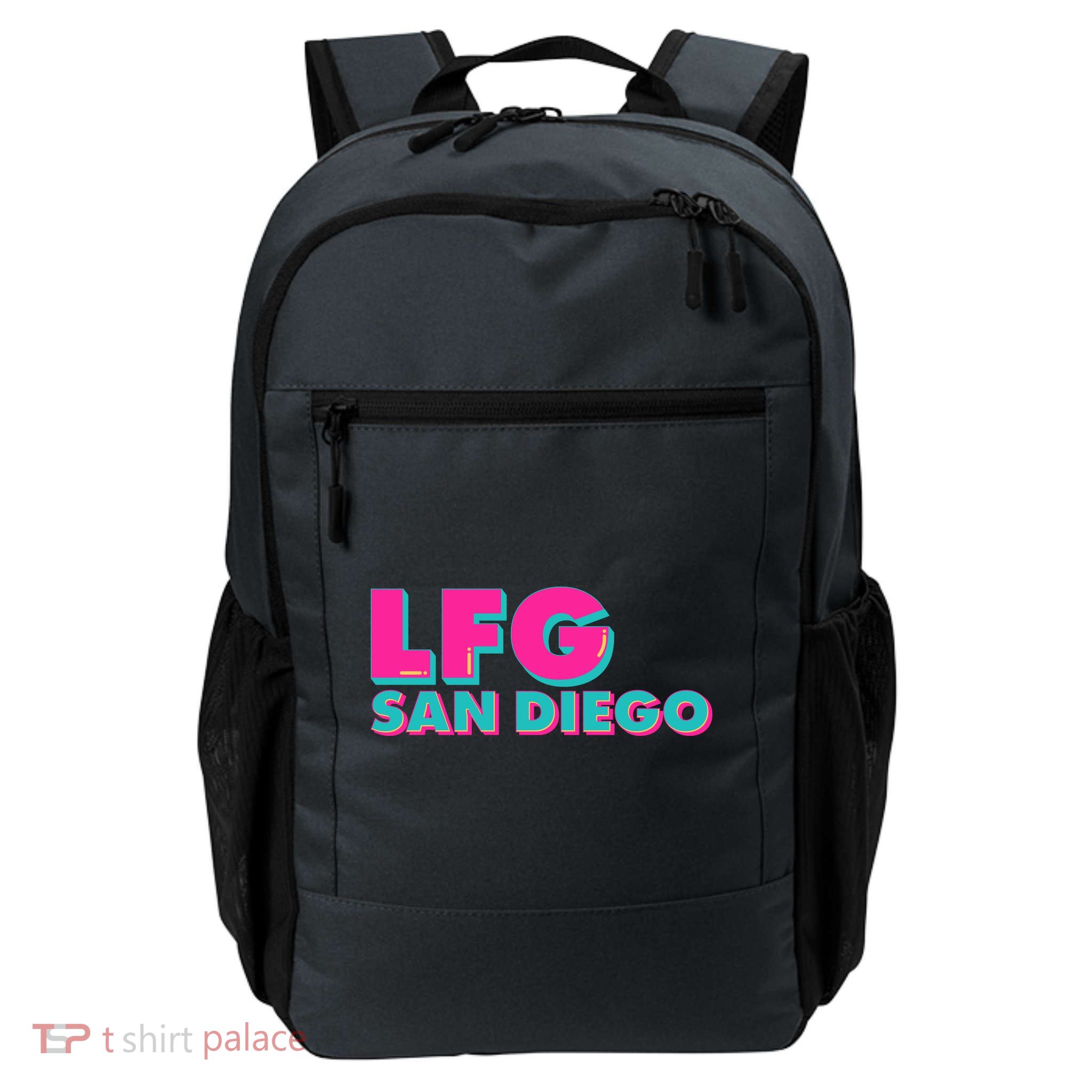 Retro LFG San Diego Logo Daily Commute Backpack