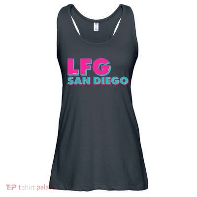 Retro LFG San Diego Logo Ladies Essential Flowy Tank