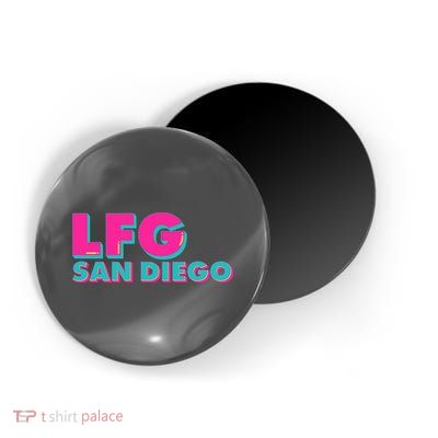 Retro LFG San Diego Logo Magnet