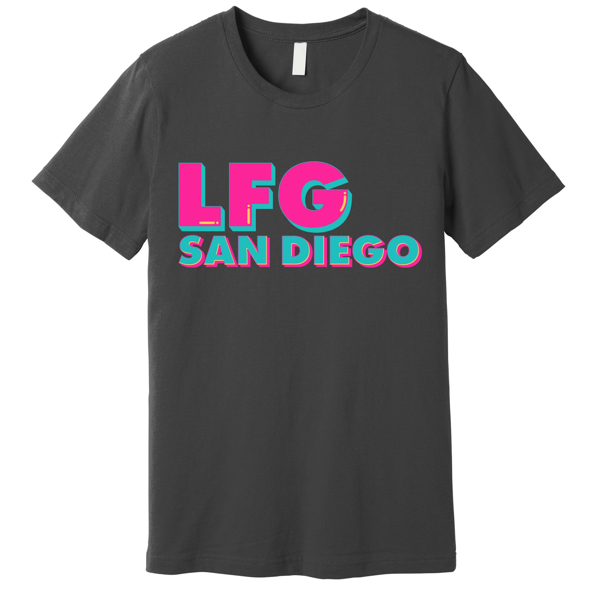 Retro LFG San Diego Logo Premium T-Shirt