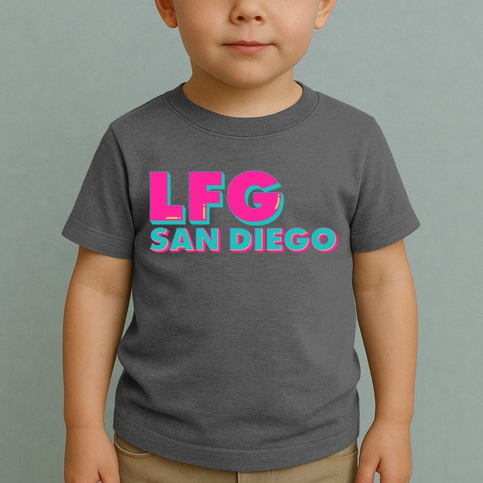 Retro LFG San Diego Logo Toddler T-Shirt