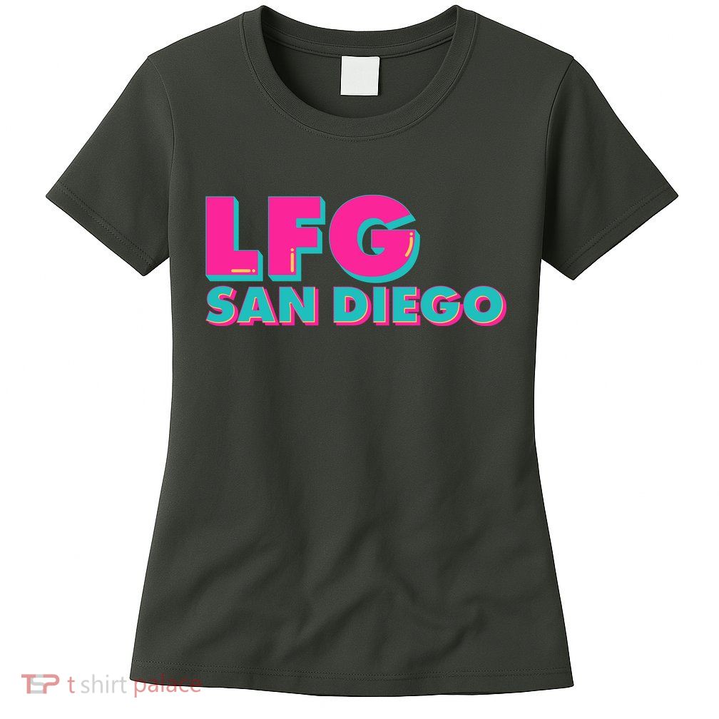 Retro LFG San Diego Logo Womens T-Shirt