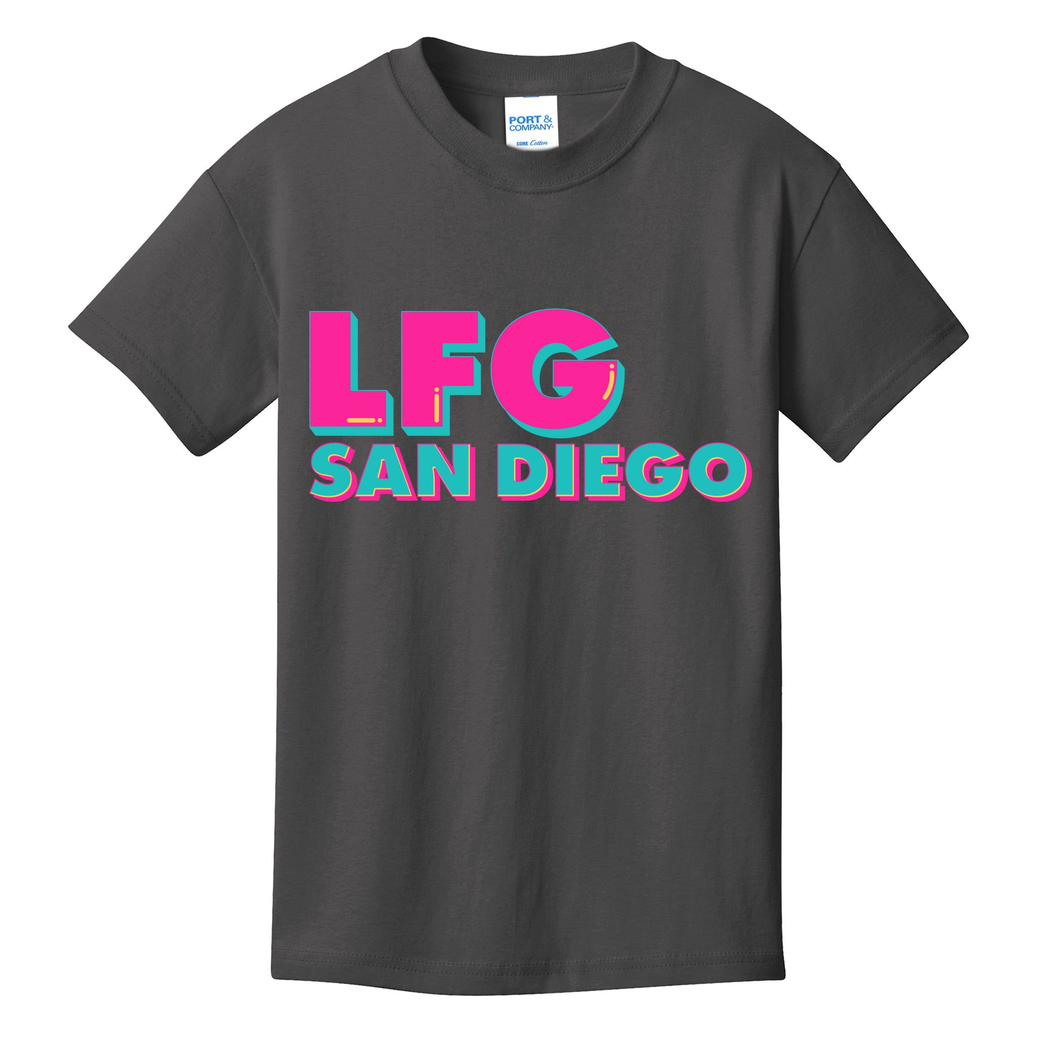 Retro LFG San Diego Logo Kids T-Shirt