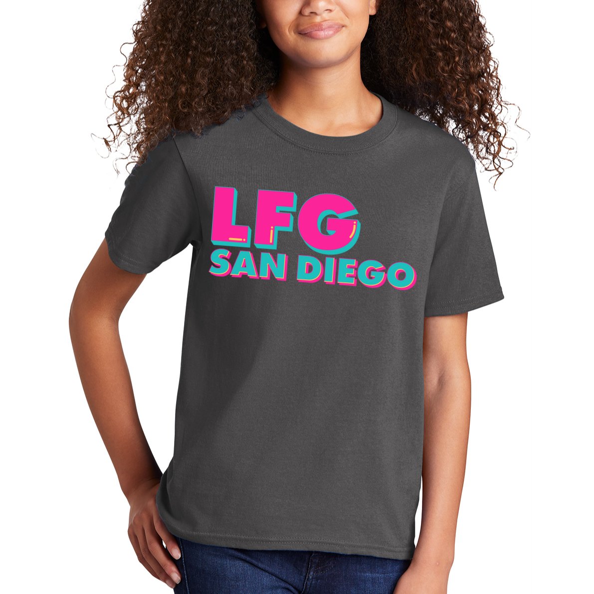 Retro LFG San Diego Logo Kids T-Shirt