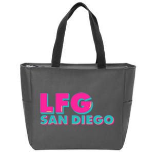 Retro LFG San Diego Logo Zip Tote Bag